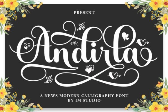 Andirla: A Script Amp Font for Creative Projects