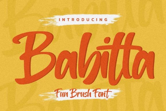 Babitta: A Handwritten Font for Creative Web Design