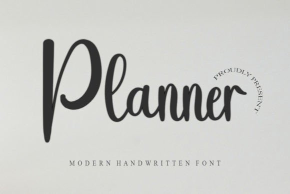 Boost Your Brand with Planners: A Versatile Script Font