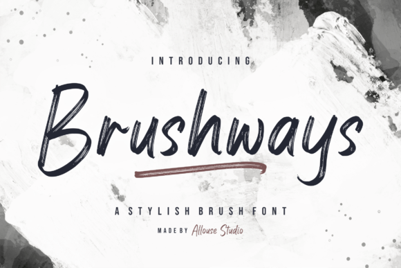 Brushways: A Stylish Script Font for Editorial Design
