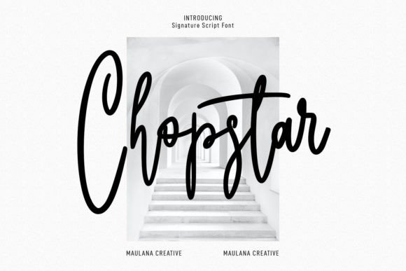 Chopstar: The Perfect Script Font for Crafters and Sellers