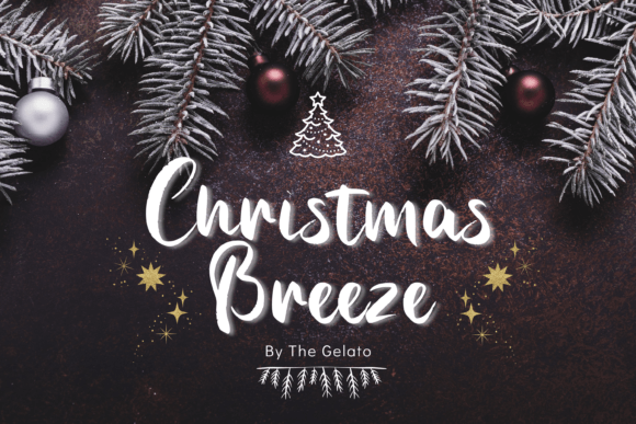 Christmas Breeze: A Joyful Script Font for Creative Projects