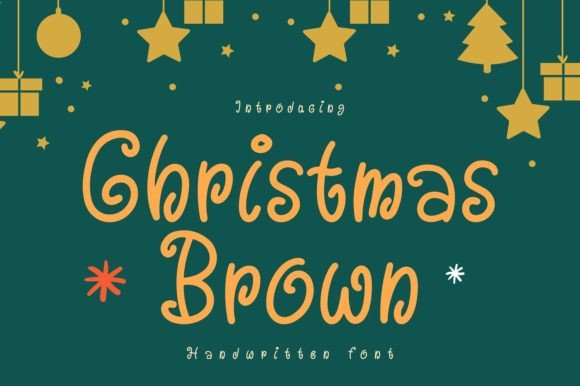 Christmas Brown: A Festive Handwritten Font for Web Design