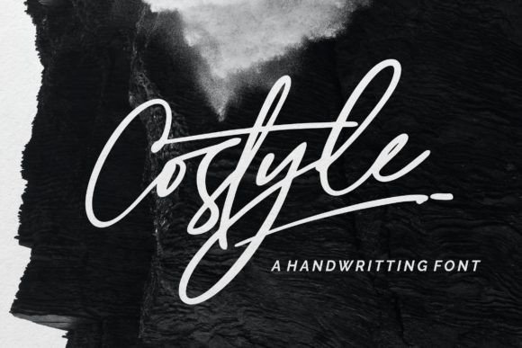 Costyle: A Handwritten Font for Editorial Elegance