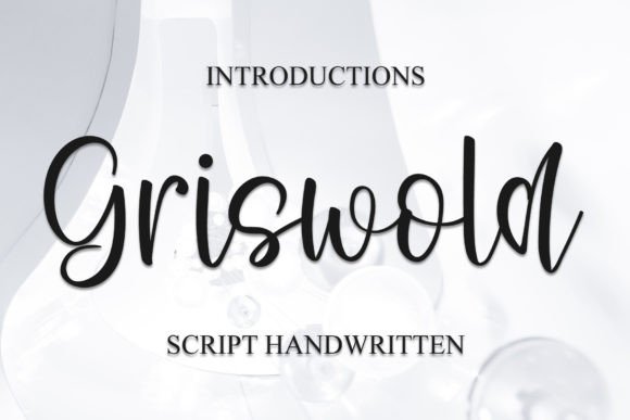 Discover Griswold: A Modern Handwritten Font for Editorial Design