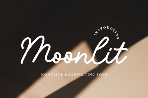Discover Moonlit: A Charming Handwritten Font for Your Next Project