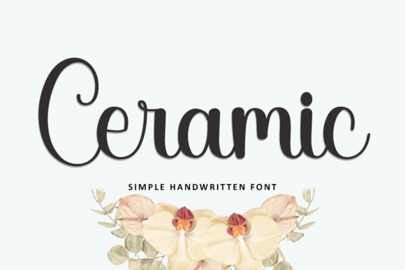 Elevate Your Brand with Ceramic: A Premium Handwritten Font