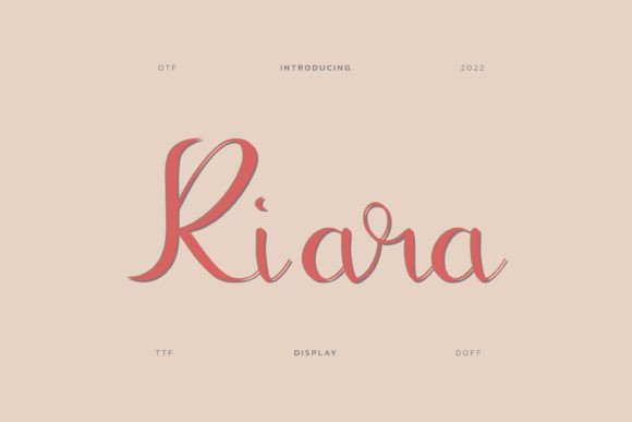 Elevate Your Craft with Kiara: A Romantic Calligraphy Font