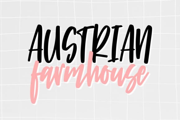 Enhance Your Brand with Austrian Farmhouse Font