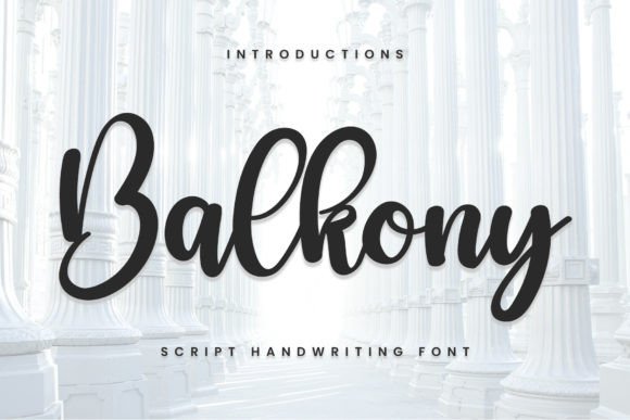 Enhance Your Brand with Balkony: A Premium Handwritten Font