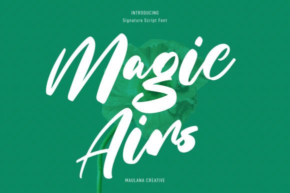 Enhance Your Brand with Magic Airs: A Handwritten Font