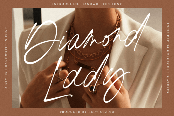 Enhance Your Web Design with Diamond Lady Font