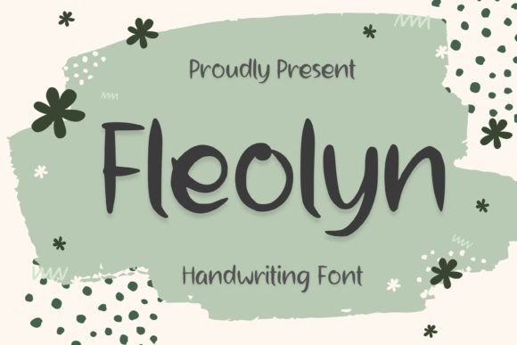 Fleolyn: A Handwritten Font for Elegant Editorial Design