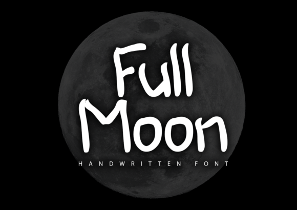 Full Moon: A Unique Handwritten Font for Web Design
