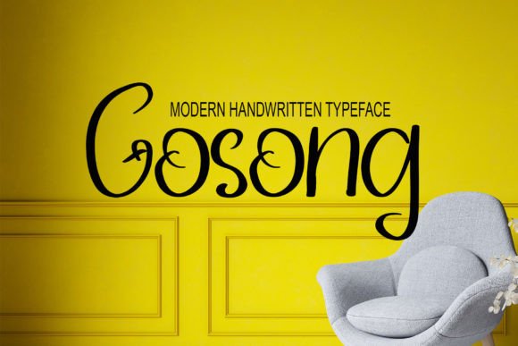 Gosong: A Handwritten Font Perfect for Crafters and Creators