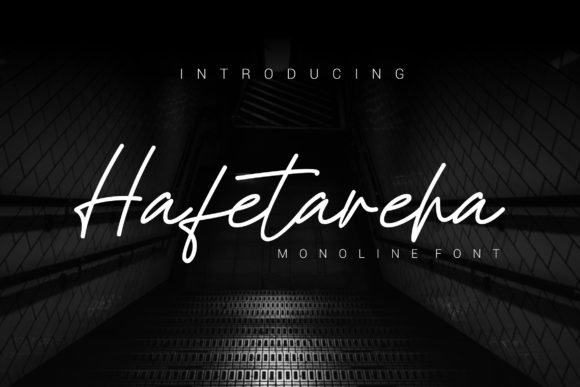 Hafetareha: A Premium Script Font for Editorial Design