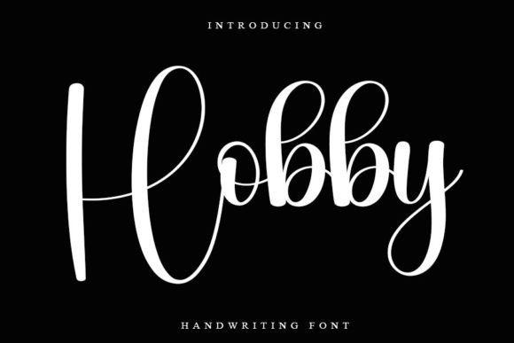 Hobby: A Handwritten Font for Creative Web Design