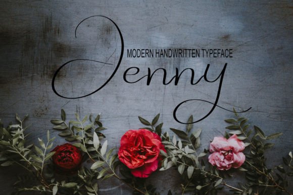 Jenny: A Handwritten Font for Editorial Elegance