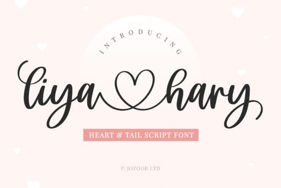 Liya Hary: A Romantic Script Font for Web Design