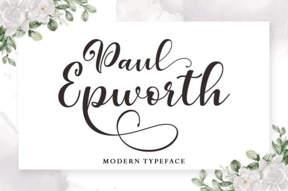 Paul Epworth: A Handwritten Script Font for Crafters