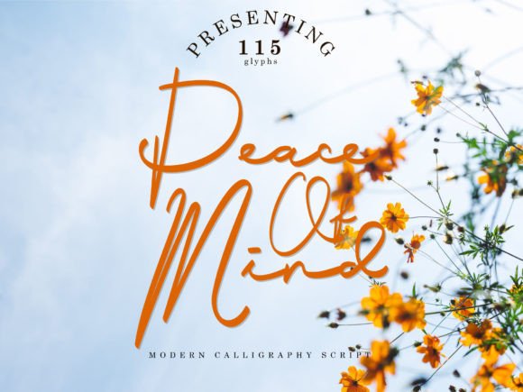 Peace of Mind: A Bold Handwritten Font for Creative Campaigns