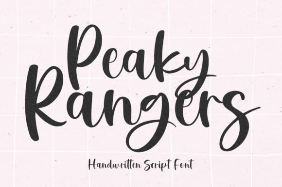 Peaky Rangers: A Modern Script Font for Elegant Designs