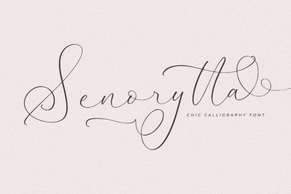 Senorytta: Elevate Your Brand with a Luxurious Handwritten Font