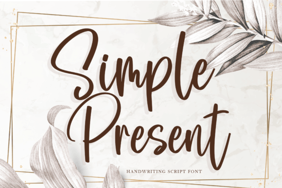 Simple Present: A Versatile Script for Modern Design