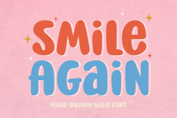 Smile Again: A Playful Handwritten Font for Creative Projects