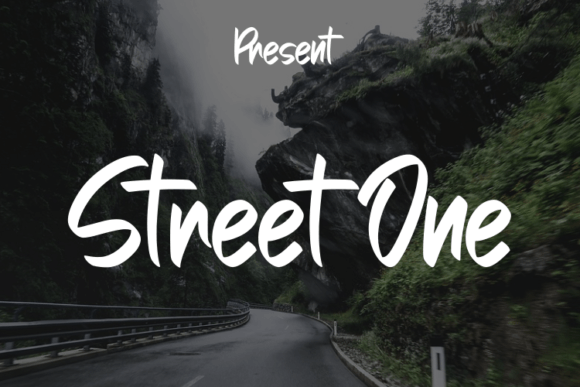 Street One: A Modern Script Font for Elegant Web Design