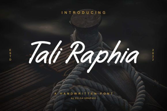 Tali Raphia: A Handwritten Font for Modern Web Design
