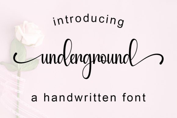 Underground: A Script Font for Enchanting Brand Identities